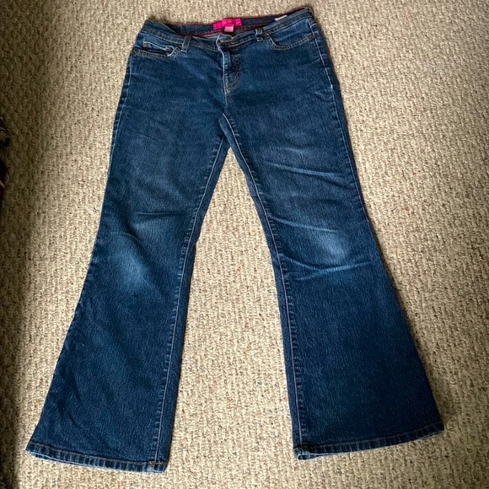 GLO Vintage Flare Bottom Blue Jeans